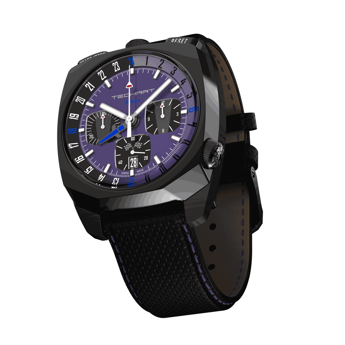 Tectart RAM Watches CH | Techart 24H Chronograph | Automatic – RAM Swiss Watches AG